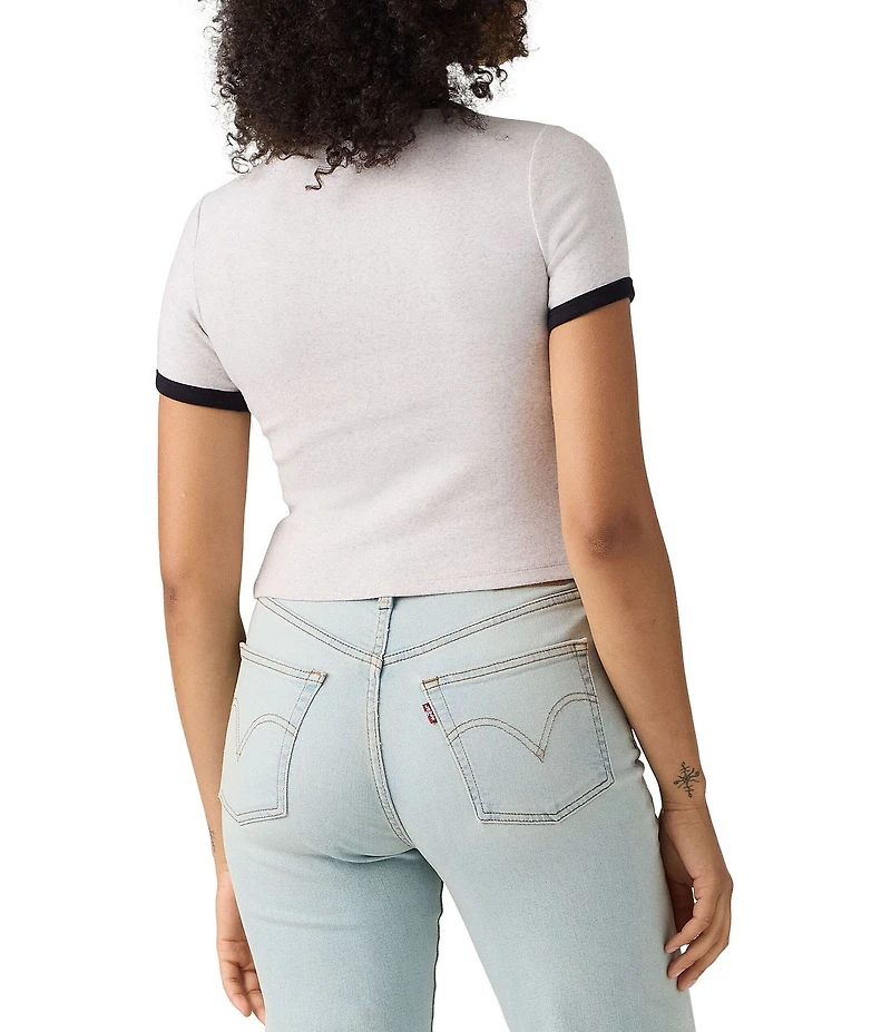 Levi's® Hayes Short Sleeve Cropped T-Shirt