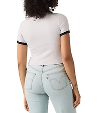 Levi's® Hayes Short Sleeve Cropped T-Shirt