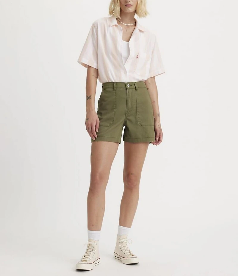 Levi's® High Rise Utility Shorts