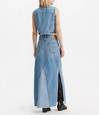 Levi's® Iconic Mid Rise Slide Slit Maxi Denim Skirt