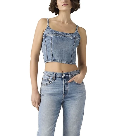 Levi's® Jadine Cropped Denim Tank Top