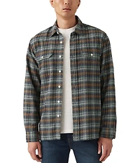 Levi's® Ledger Long-Sleeve Plaid Worker Overshirt