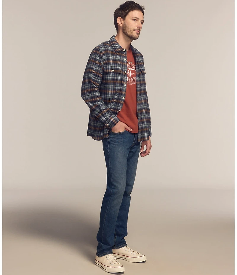Levi's® Ledger Long-Sleeve Plaid Worker Overshirt