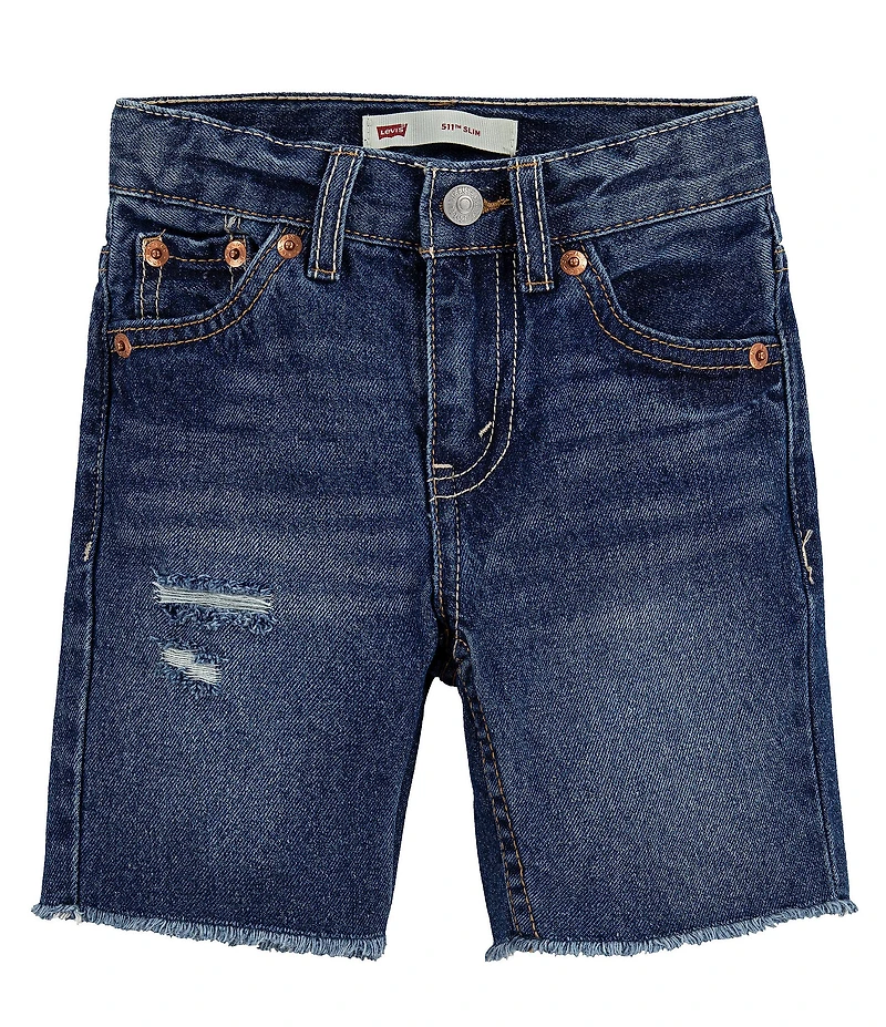 Levi's® Little Boys 511™ Slim Fit Raw Hem Denim Shorts
