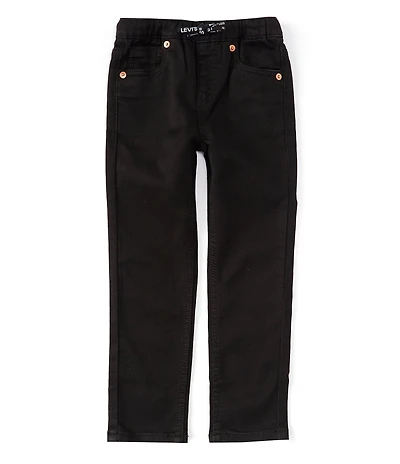 Levi's® Little Boys Skinny-Fit Printed Drawstring Pull-On Denim Pants