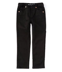 Levi's® Little Boys Skinny-Fit Printed Drawstring Pull-On Denim Pants