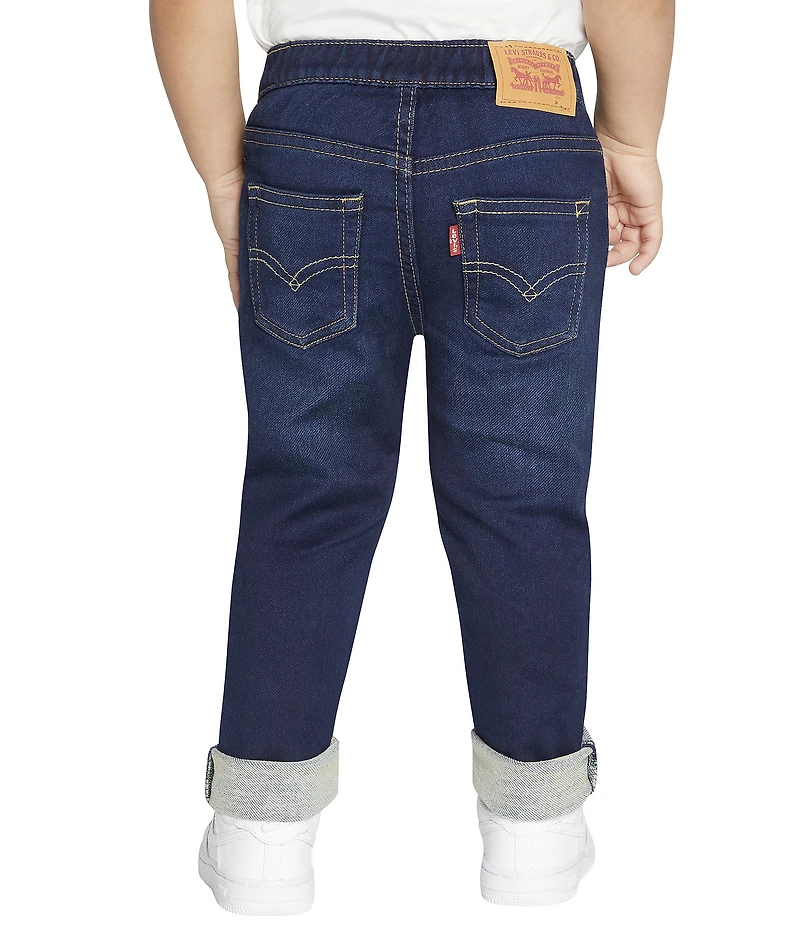 Levi's® Little Boys Skinny-Fit Printed Drawstring Pull-On Denim Pants