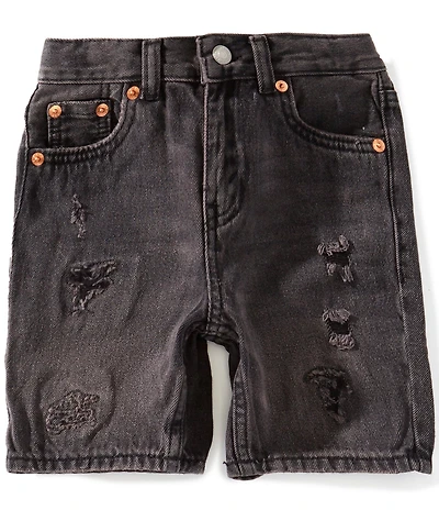 Levi's® Little Boys Distressed Slim Fit Denim Shorts