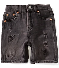 Levi's® Little Boys Distressed Slim Fit Denim Shorts