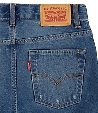 Levi's® Little Boys 511™ Slim Fit Distressed Raw Hem Denim Shorts