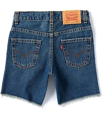 Levi's® Little Boys 511™ Slim Fit Distressed Raw Hem Denim Shorts