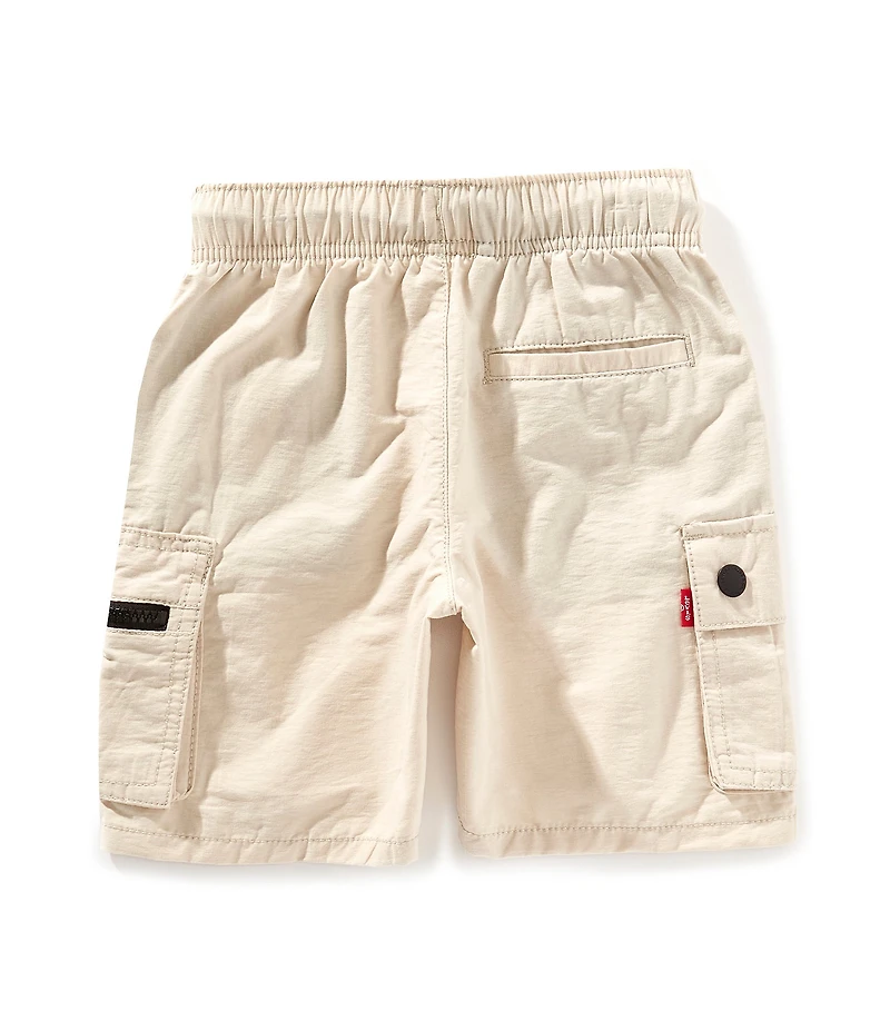 Levi's® Little Boys Parachute Peached Poplin Cargo Shorts