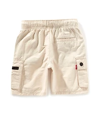 Levi's® Little Boys Parachute Peached Poplin Cargo Shorts