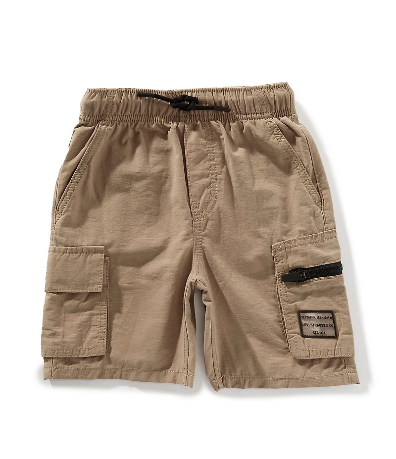 Levi's® Little Boys Parachute Peached Poplin Cargo Shorts