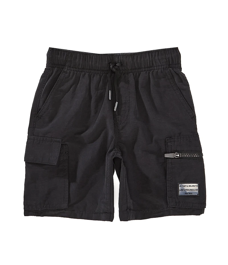 Levi's® Little Boys Parachute Peached Poplin Cargo Shorts