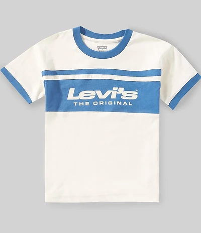 Levi's Little Boys Short Sleeve Downtown Colorblock Ringer Tee