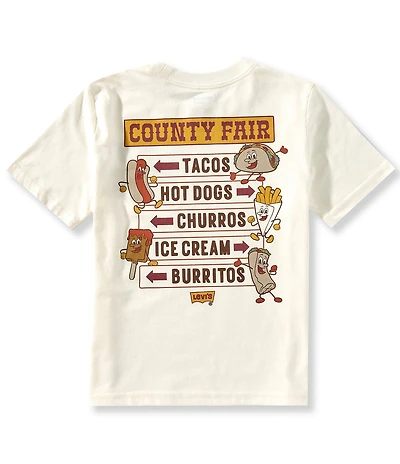Levi's® Little Boys Short Sleeve Fair Food T-Shirt