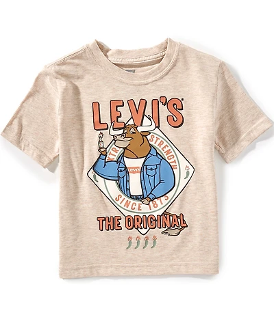 Levi's® Little Boys Short Sleeve Hot Sauce Bull T-Shirt
