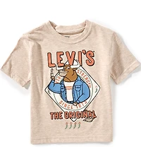 Levi's® Little Boys Short Sleeve Hot Sauce Bull T-Shirt