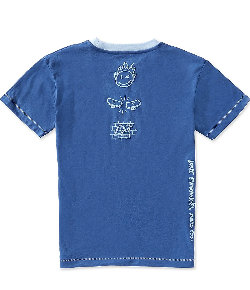 Levi's® Little Boys Short Sleeve Opposites Reversible T-Shirt