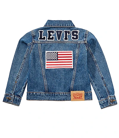 Levi's® Little Boys Trucker With Patches Demin Jacket