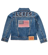 Levi's® Little Boys Trucker With Patches Demin Jacket