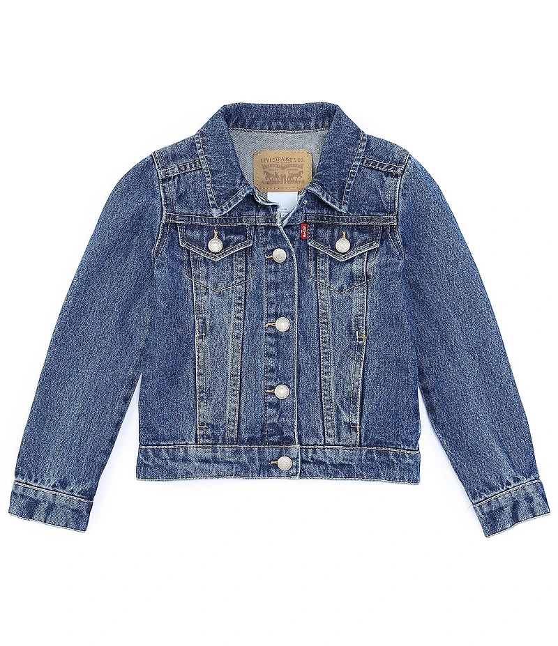 Levi's® Little Girls Denim Trucker Jacket