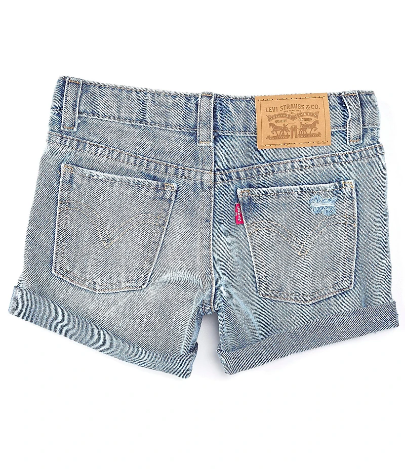 Levi's® Little Girls Girlfriend Shorty Denim Shorts