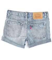 Levi's® Little Girls Girlfriend Shorty Denim Shorts