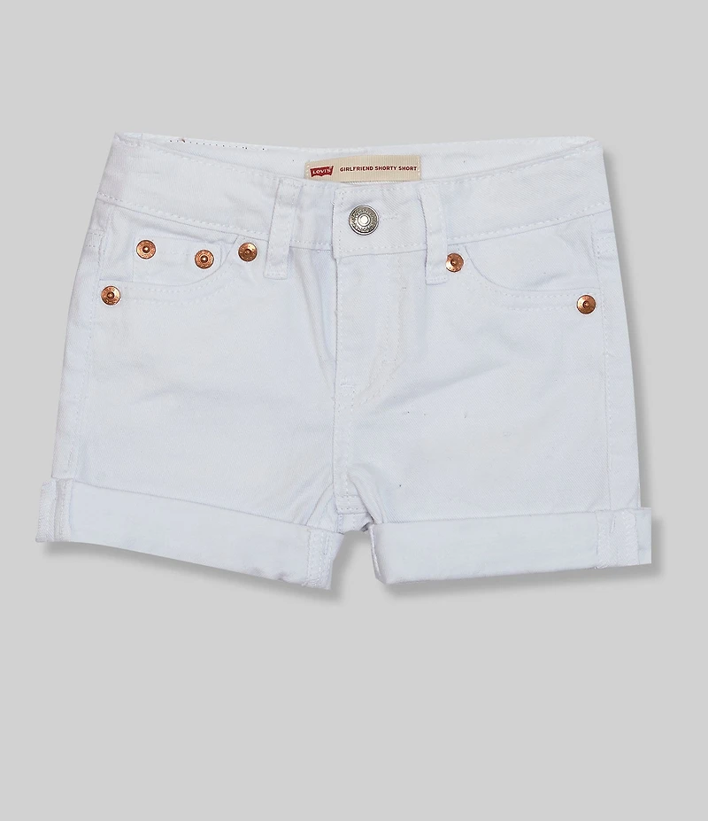 Levi's® Little Girls Girlfriend Shorty Denim Shorts