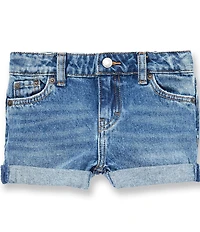 Levi's® Little Girls Girlfriend Shorty Denim Shorts