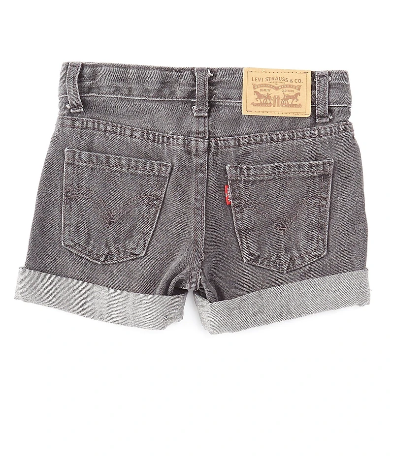 Levi's® Little Girls Girlfriend Shorty Denim Shorts