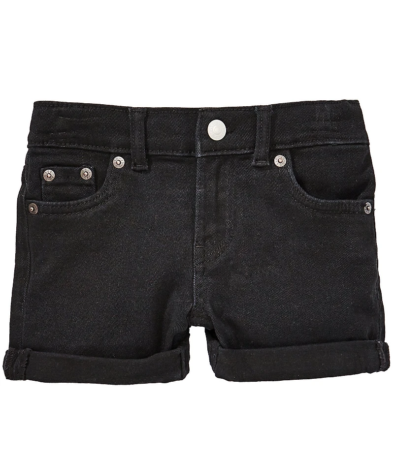 Levi's® Little Girls Girlfriend Shorty Denim Shorts