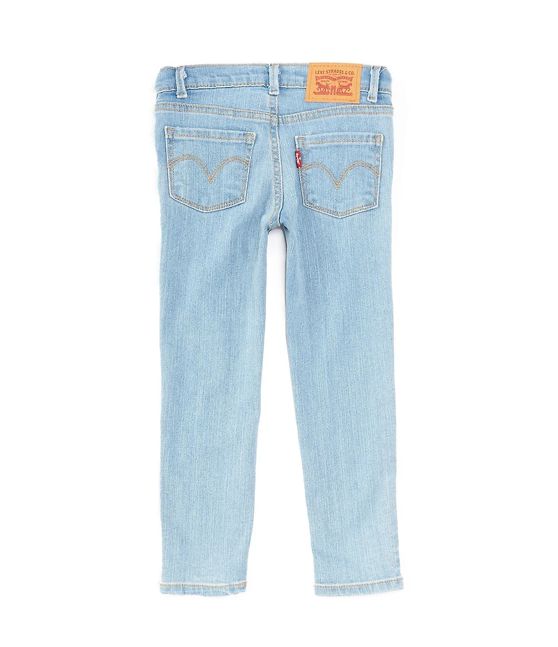 Levi's® Little Girls Lana Destructed Detail Denim Jeggings