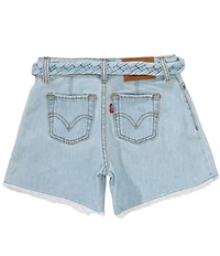 Levi's® Little Girls Pleated Skirty Shorts