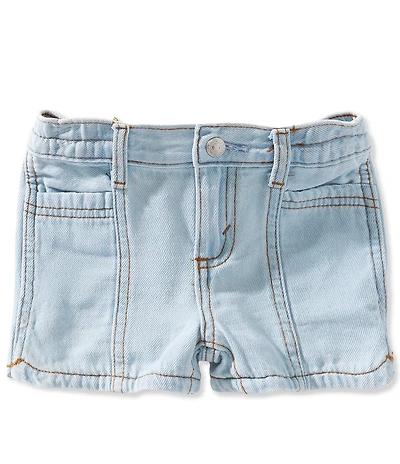 Levi's® Little Girls Denim Dolphin Shorts
