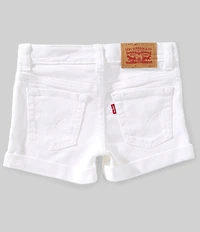 Levi's® Little Girls Embroidered Girlfriend Denim Shorts
