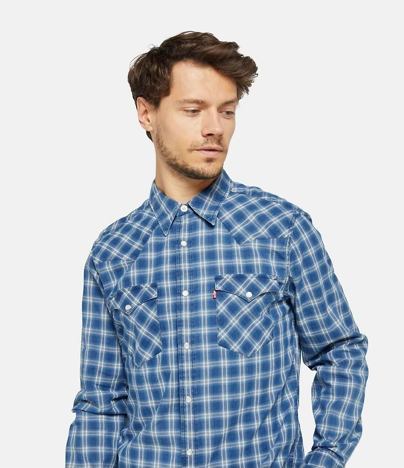Levi's® Long Sleeve Plaid Woven Western Shirt