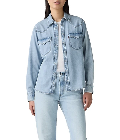 Levi's® Long Sleeve Ultimate Denim Western Shirt