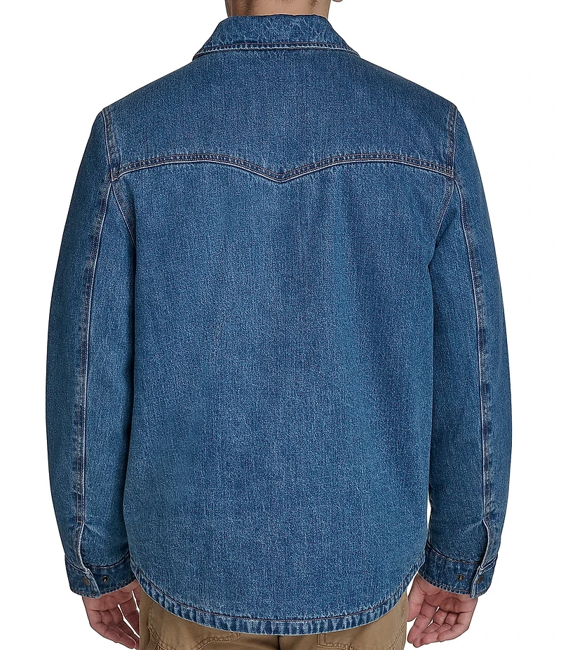 Levi's® Long Sleeve Western Cotton Shirt Jacket