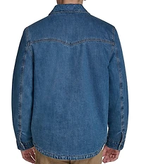 Levi's® Long Sleeve Western Cotton Shirt Jacket