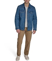 Levi's® Long Sleeve Western Cotton Shirt Jacket