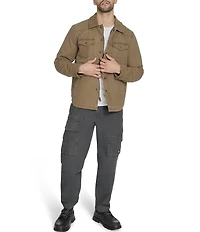 Levi's® Long Sleeve Western Cotton Shirt Jacket