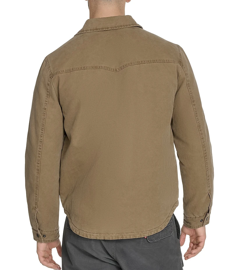 Levi's® Long Sleeve Western Cotton Shirt Jacket