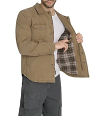 Levi's® Long Sleeve Western Cotton Shirt Jacket