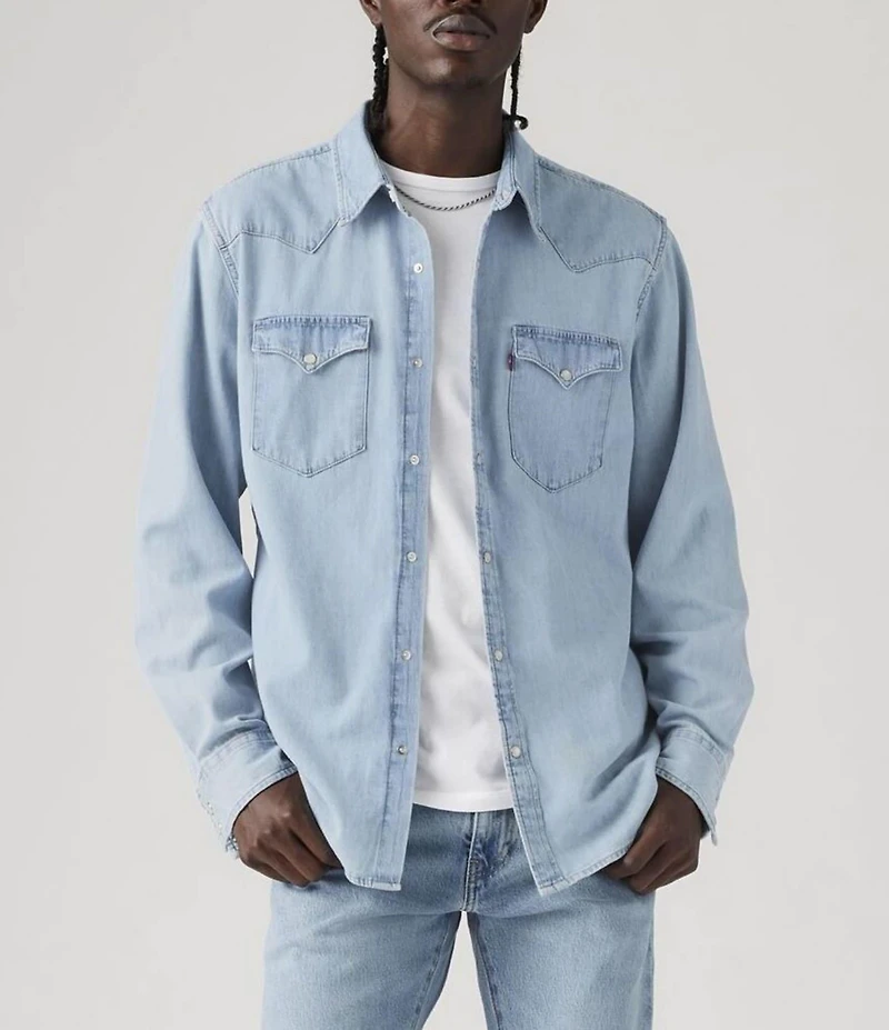 Levi's® Long Sleeve Western Denim Shirt