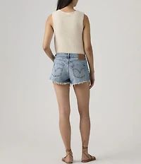 Levi's® Low-Rise Frayed Hem Denim Shorts