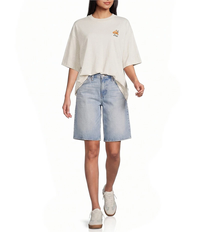 Levi's® Mid Rise Baggy Fit Denim Long Shorts