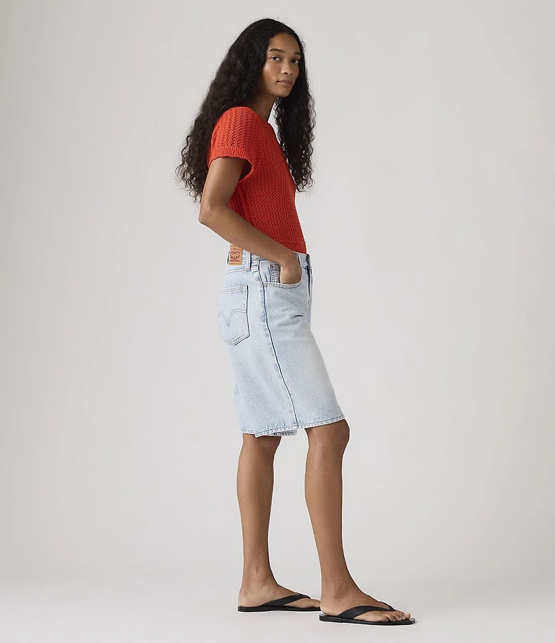 Levi's® Mid Rise Baggy Fit Denim Long Shorts