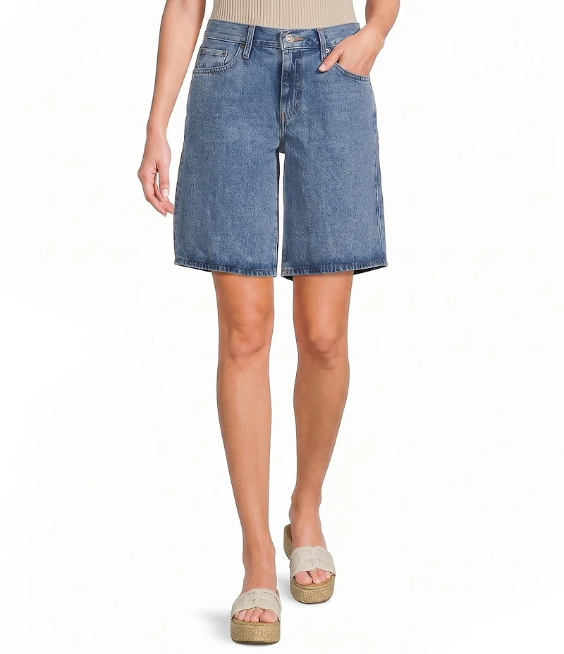 Levi's® Mid Rise Baggy Fit Denim Long Shorts